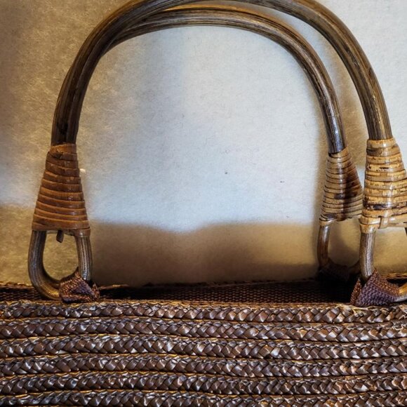 Rattan / Straw Purse - Bijoux Terner - Picture 3 of 8